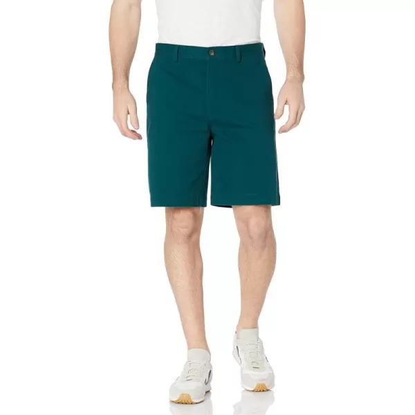 imageAmazon Essentials Mens ClassicFit 9quot Chino ShortDark Green