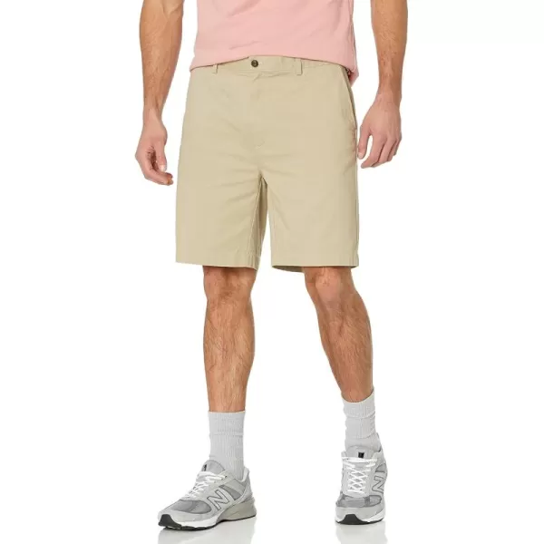 imageAmazon Essentials Mens ClassicFit 9quot Chino ShortLight Brown