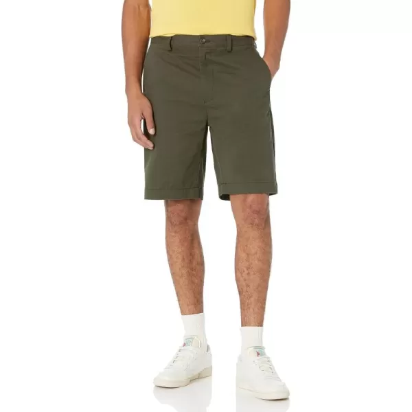 imageAmazon Essentials Mens ClassicFit 9quot Chino ShortOlive