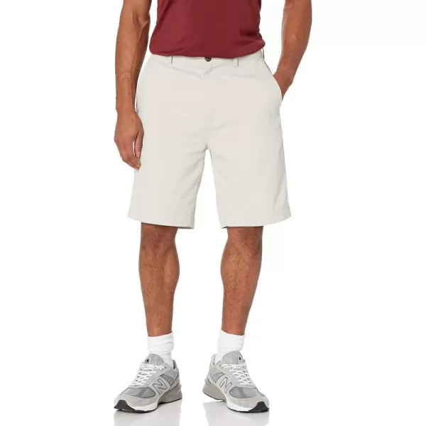 imageAmazon Essentials Mens ClassicFit 9quot Chino ShortSilver