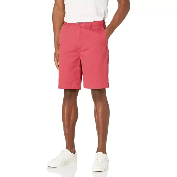 imageAmazon Essentials Mens ClassicFit 9quot Chino ShortWashed Red