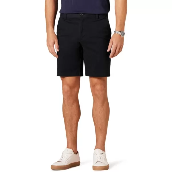 imageAmazon Essentials Mens SlimFit 9quot Stretch Chino ShortBlack