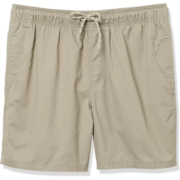 imageAmazon Essentials Mens 6quot Inseam Drawstring ShortKhaki Brown