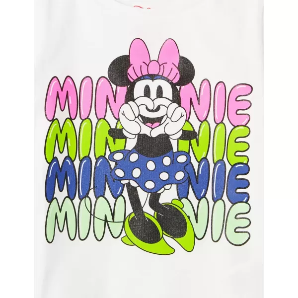 imageAmazon Essentials Disney  Marvel  Star Wars  Frozen  Princess Girls and Toddlers ShortSleeve TShirts MultipacksMinnie Kindness