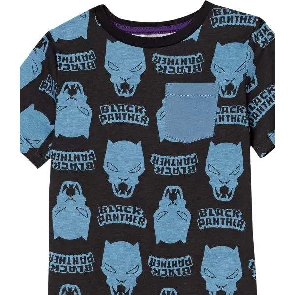 imageAmazon Essentials Disney  Marvel  Star Wars Boys and Toddlers ShortSleeve TShirts Previously Spotted Zebra MultipacksMarvel Black Panther