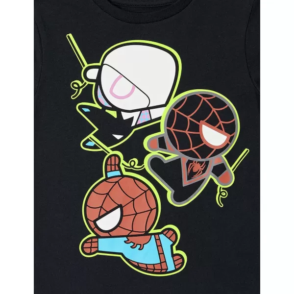 imageAmazon Essentials Disney  Marvel  Star Wars Boys and Toddlers ShortSleeve TShirts Previously Spotted Zebra MultipacksMarvel Miles Morales