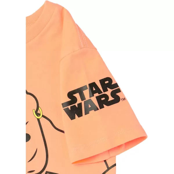 imageAmazon Essentials Disney  Marvel  Star Wars Boys and Toddlers ShortSleeve TShirts Previously Spotted Zebra MultipacksStar Wars Move Along