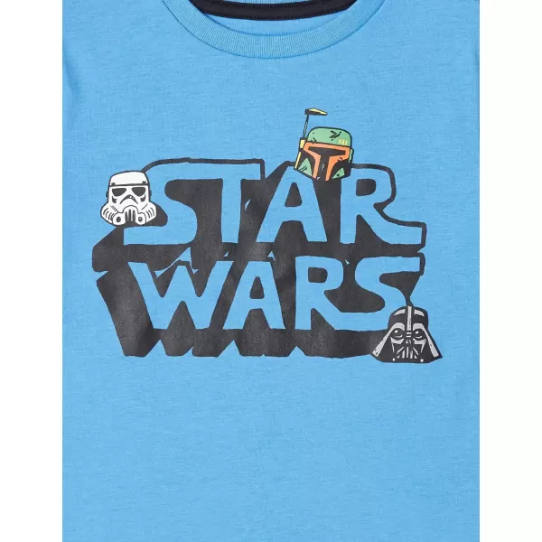 imageAmazon Essentials Disney  Marvel  Star Wars Boys and Toddlers ShortSleeve TShirts Previously Spotted Zebra MultipacksStar WarsDonut