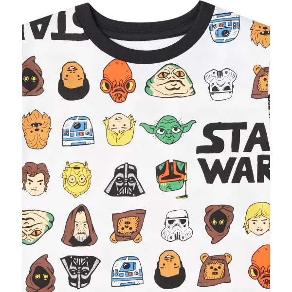 imageAmazon Essentials Disney  Marvel  Star Wars Boys and Toddlers ShortSleeve TShirts Previously Spotted Zebra MultipacksStar WarsDonut