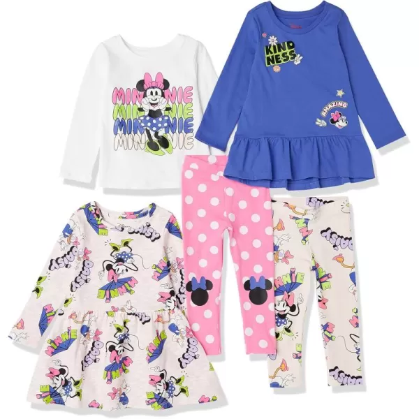 imageAmazon Essentials Disney  Marvel  Star Wars  Frozen  Princess Girls and Toddlers MixandMatch Outfit Sets MultipacksMinnie and Daisy