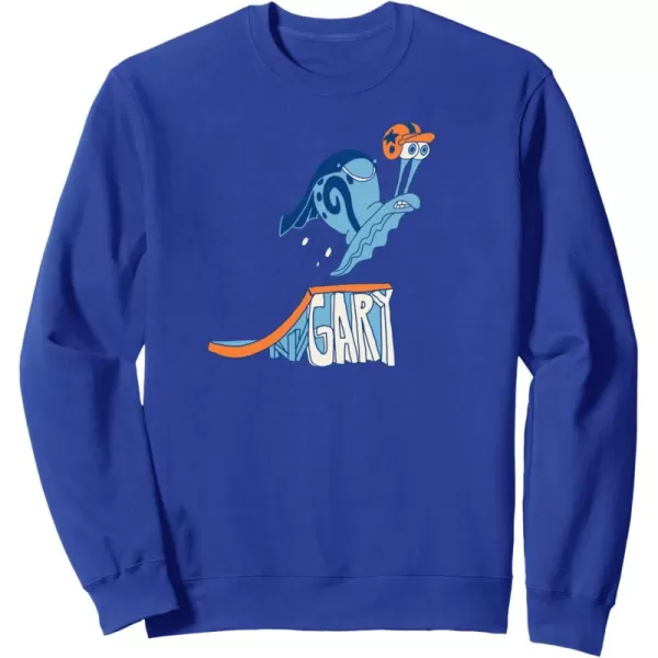 imageAmazon Essentials SpongeBob SquarePants Daredevil Gary the Snail SweatshirtRoyal Blue