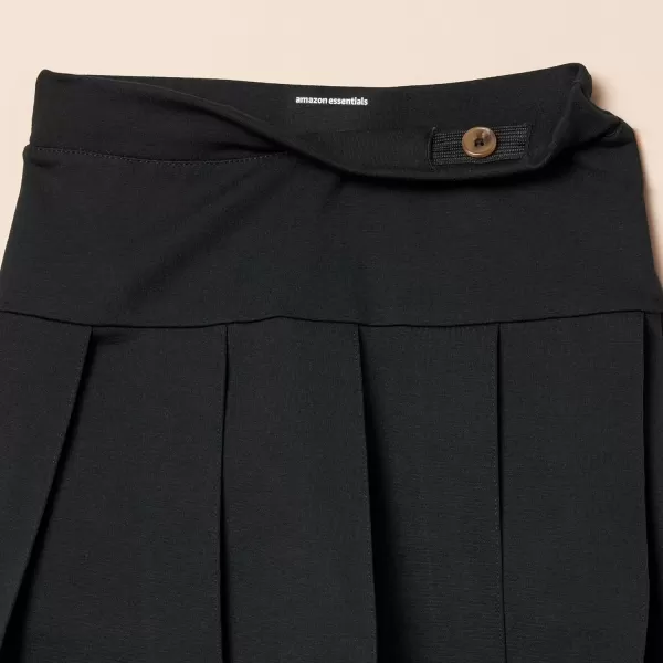 imageAmazon Essentials Girls Uniform Pleated Skort Skirt Pack of 2Black