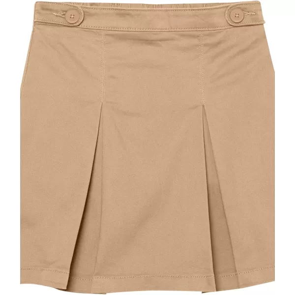 imageAmazon Essentials Girls Uniform Scooter Skirts MultipacksKhaki Brown