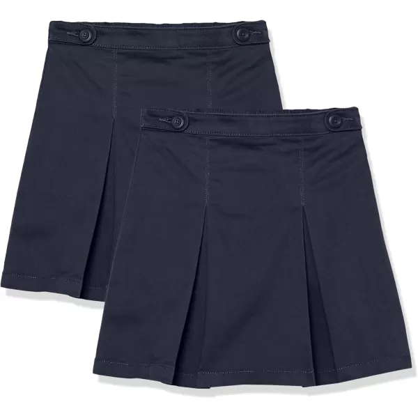 imageAmazon Essentials Girls Uniform Scooter Skirts MultipacksNavy