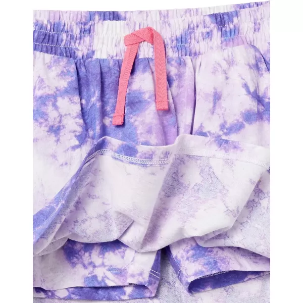 imageAmazon Essentials Girls and Toddlers Knitted Ruffle Scooter Skirts Previously Spotted Zebra MultipacksBlue MermaidsGreyPurple Tie Dye