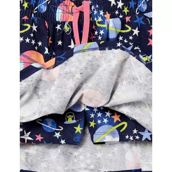 imageAmazon Essentials Girls and Toddlers Knitted Ruffle Scooter Skirts Previously Spotted Zebra MultipacksNavy SpaceTurquoise GreenWhite Tie Dye
