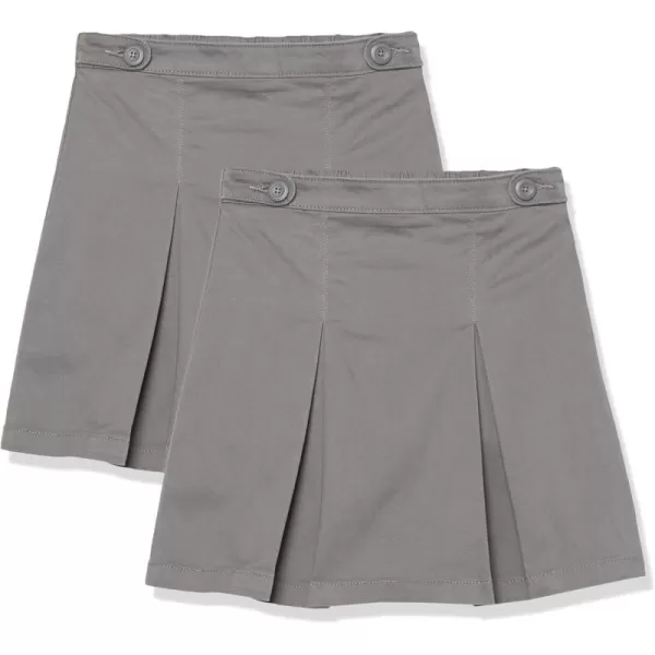 imageAmazon Essentials Girls Uniform Scooter Skirts MultipacksGrey