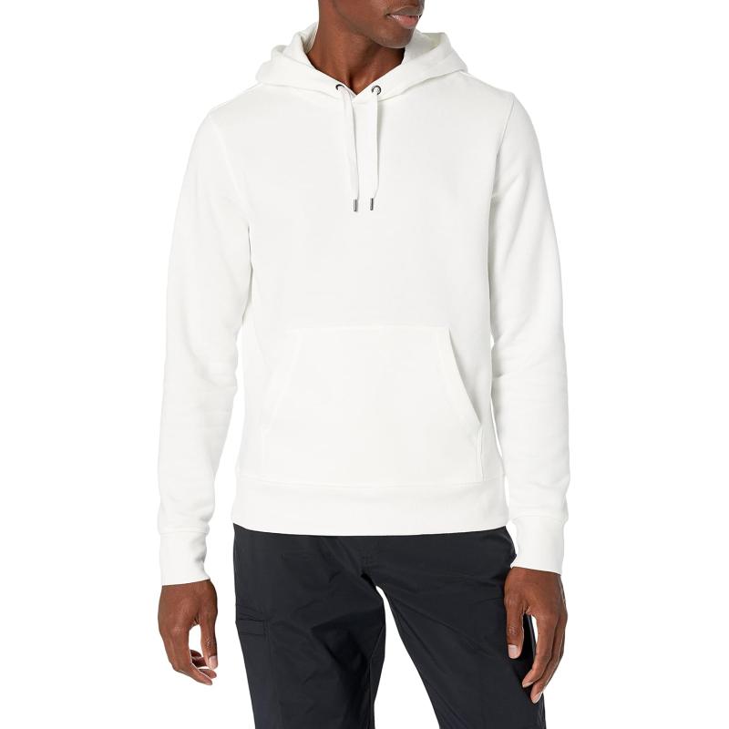 imageAmazon Essentials Mens Sweatshirt Hoodie Big ampamp Tall Options AvailableBright White