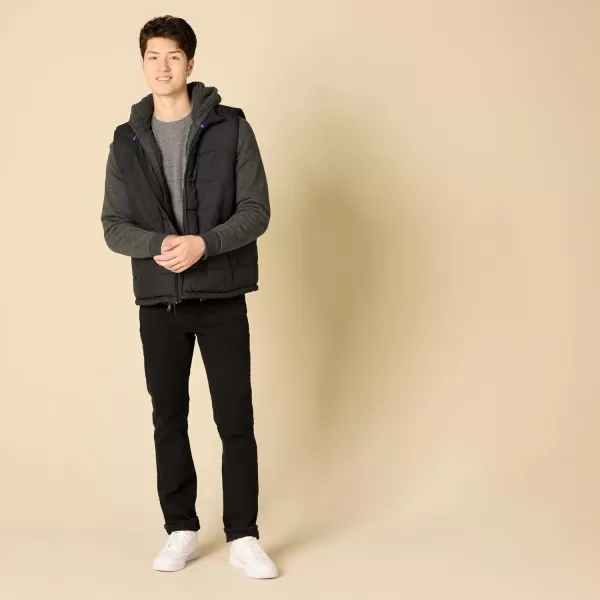 imageAmazon Essentials Hoodie For Men SherpaLined FullZip Fleece SweatshirtCharcoal Heather