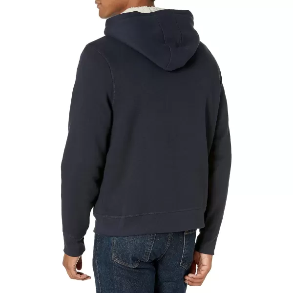 imageAmazon Essentials Hoodie For Men SherpaLined FullZip Fleece SweatshirtNavy