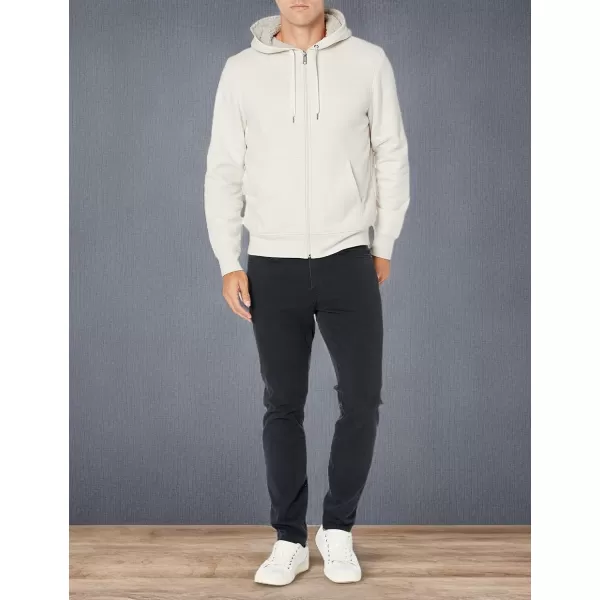 imageAmazon Essentials Hoodie For Men SherpaLined FullZip Fleece SweatshirtOffwhite