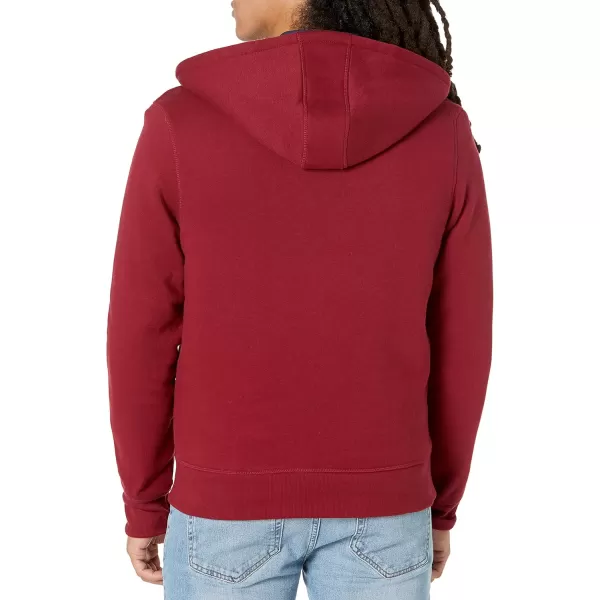 imageAmazon Essentials Hoodie For Men SherpaLined FullZip Fleece SweatshirtRed