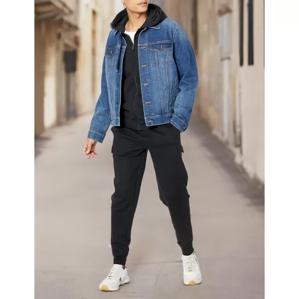 imageAmazon Essentials Mens Cargo Fleece Jogger SweatpantBlack