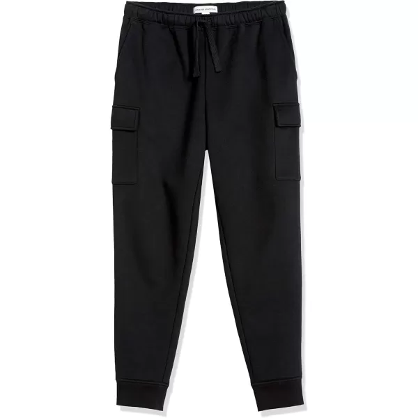 imageAmazon Essentials Mens Cargo Fleece Jogger SweatpantBlack