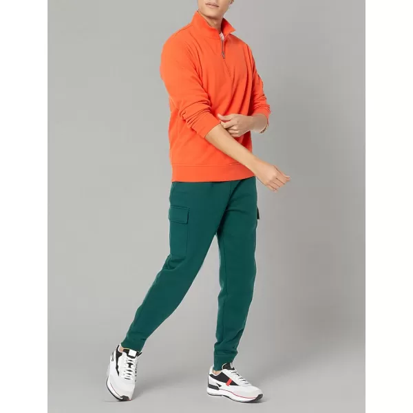 imageAmazon Essentials Mens Cargo Fleece Jogger SweatpantDark Green