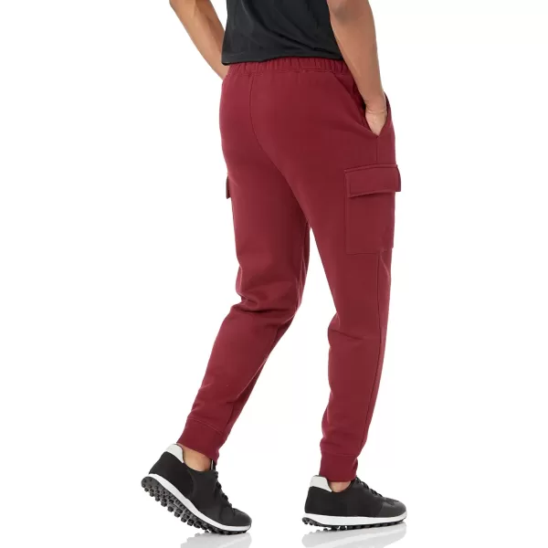 imageAmazon Essentials Mens Cargo Fleece Jogger SweatpantDark Red
