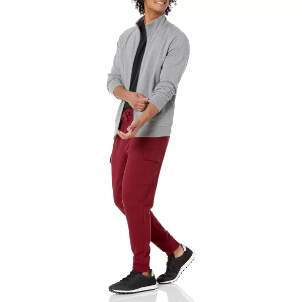 imageAmazon Essentials Mens Cargo Fleece Jogger SweatpantDark Red