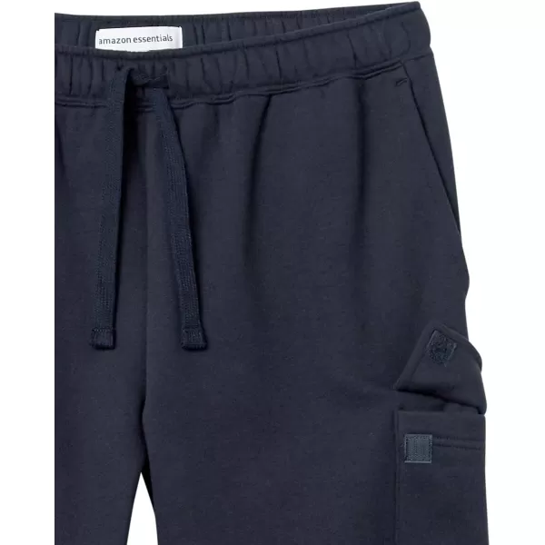 imageAmazon Essentials Mens Cargo Fleece Jogger SweatpantNavy