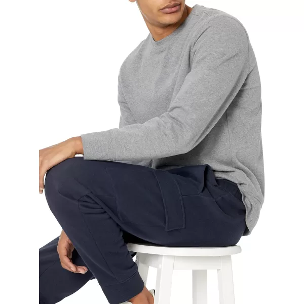imageAmazon Essentials Mens Cargo Fleece Jogger SweatpantNavy