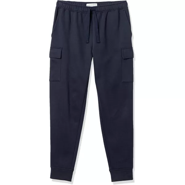 imageAmazon Essentials Mens Cargo Fleece Jogger SweatpantNavy