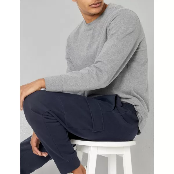 imageAmazon Essentials Mens Cargo Fleece Jogger SweatpantNavy