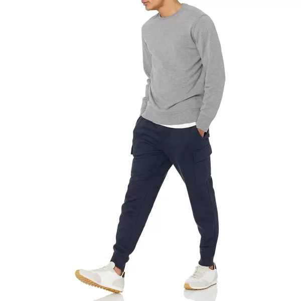 imageAmazon Essentials Mens Cargo Fleece Jogger SweatpantNavy