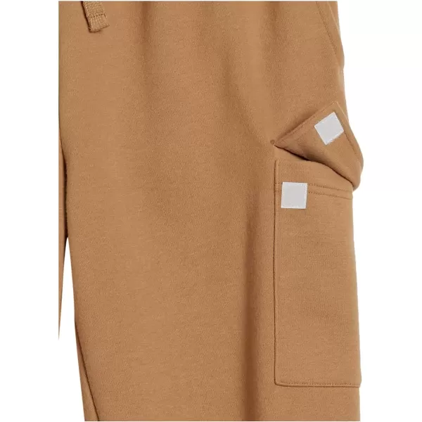 imageAmazon Essentials Mens Cargo Fleece Jogger SweatpantTan