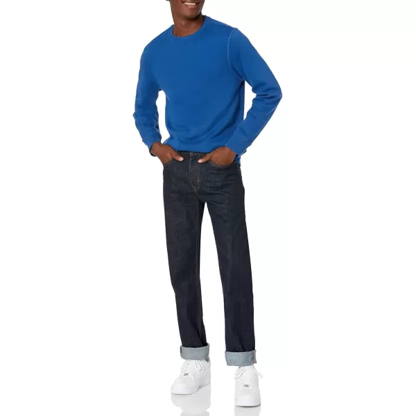 imageAmazon Essentials Mens Fleece Crewneck Sweatshirt Available in Big ampamp TallBlue Heather