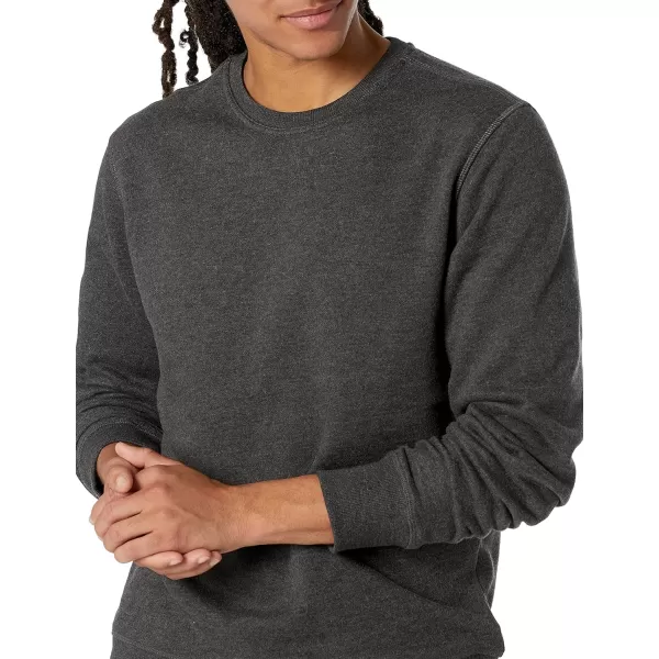 imageAmazon Essentials Mens Fleece Crewneck Sweatshirt Available in Big ampamp TallCharcoal Heather