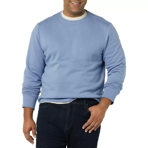 imageAmazon Essentials Mens Fleece Crewneck Sweatshirt Available in Big ampamp TallDenim