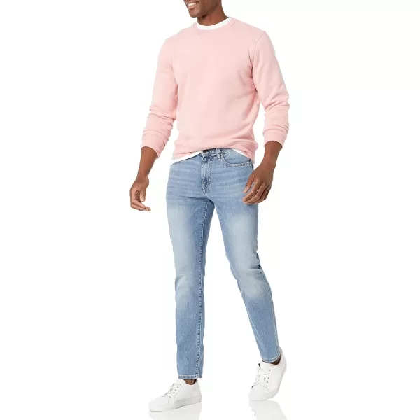 imageAmazon Essentials Mens Fleece Crewneck Sweatshirt Available in Big ampamp TallPink