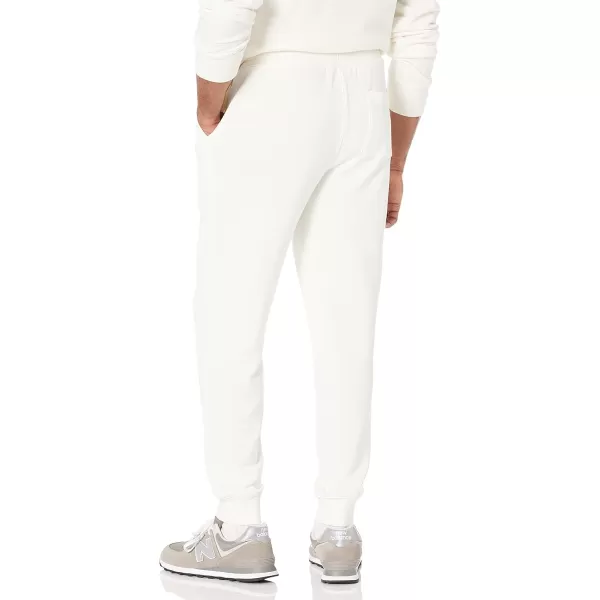 imageAmazon Essentials Mens Jogger Pants Casual Relaxed Fit Lightweight French Terry Available in Big ampamp TallEggshell White