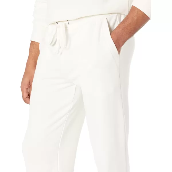 imageAmazon Essentials Mens Jogger Pants Casual Relaxed Fit Lightweight French Terry Available in Big ampamp TallEggshell White