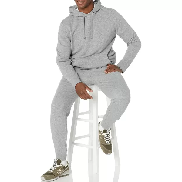 imageAmazon Essentials Mens Jogger Pants Casual Relaxed Fit Lightweight French Terry Available in Big ampamp TallGrey Heather
