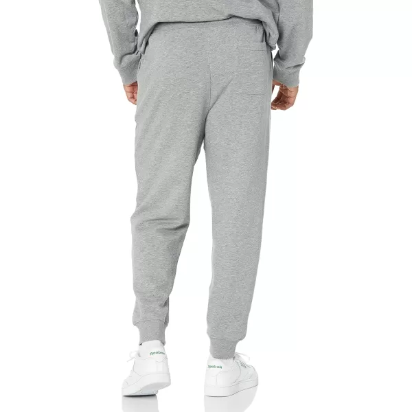 imageAmazon Essentials Mens Jogger Pants Casual Relaxed Fit Lightweight French Terry Available in Big ampamp TallGrey Heather