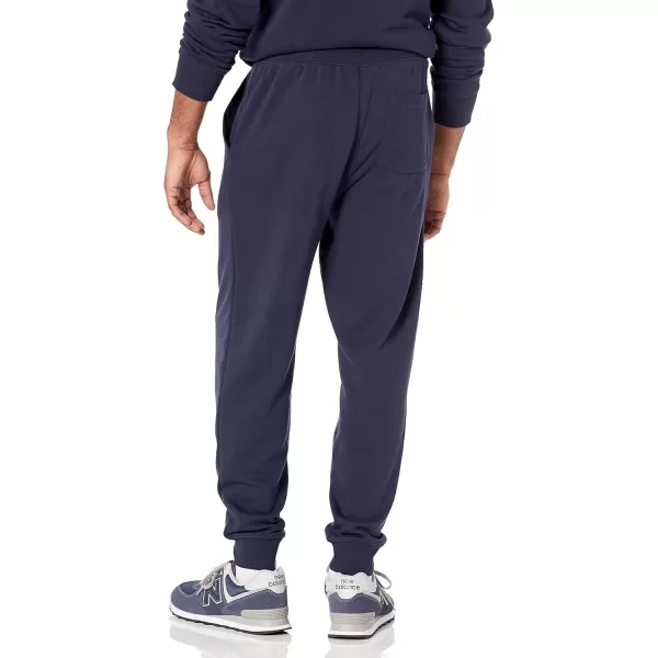 imageAmazon Essentials Mens Jogger Pants Casual Relaxed Fit Lightweight French Terry Available in Big ampamp TallNavy