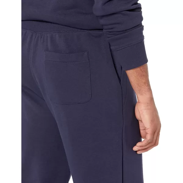 imageAmazon Essentials Mens Jogger Pants Casual Relaxed Fit Lightweight French Terry Available in Big ampamp TallNavy