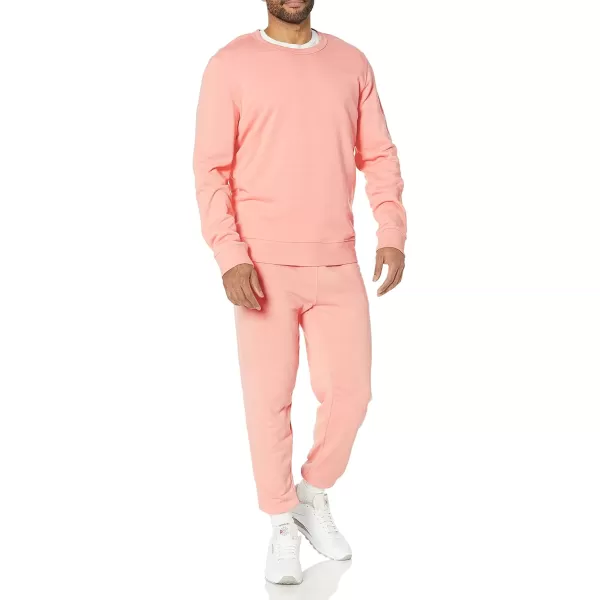 imageAmazon Essentials Mens Jogger Pants Casual Relaxed Fit Lightweight French Terry Available in Big ampamp TallPeach
