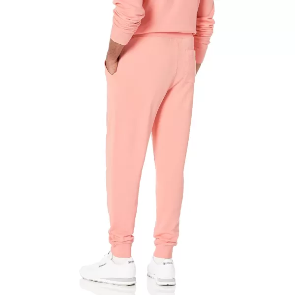 imageAmazon Essentials Mens Jogger Pants Casual Relaxed Fit Lightweight French Terry Available in Big ampamp TallPeach