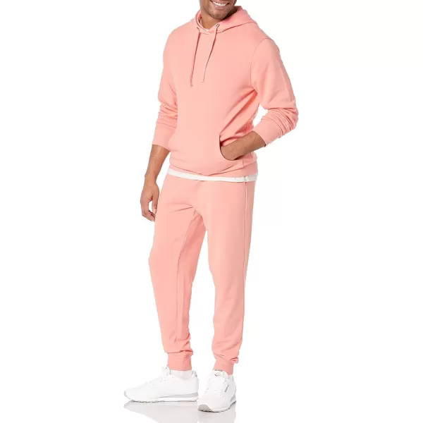 imageAmazon Essentials Mens Jogger Pants Casual Relaxed Fit Lightweight French Terry Available in Big ampamp TallPeach